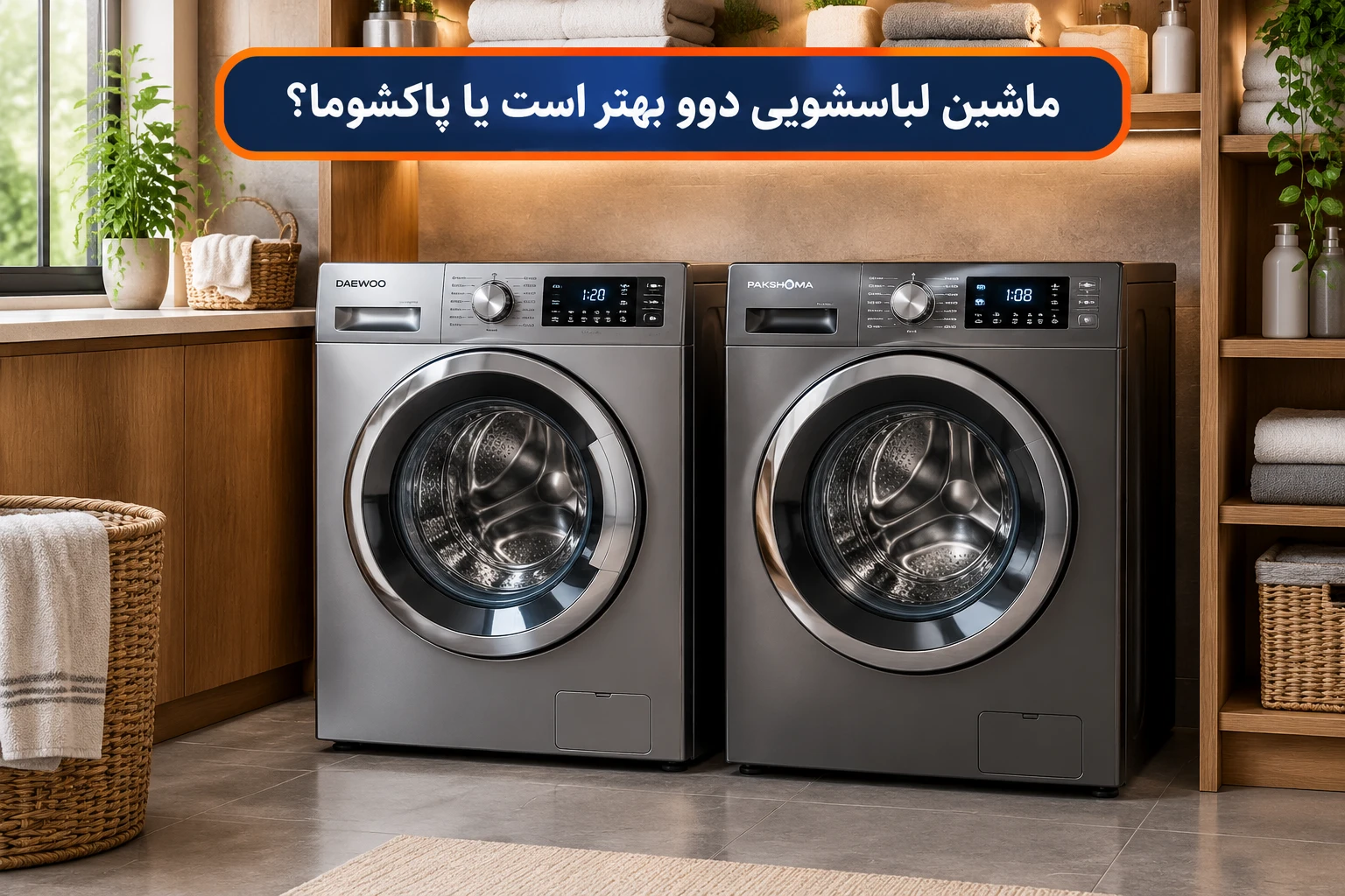 ماشین لباسشویی دوو بهتر است یا پاکشوما؟